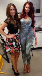 with Towie Star Amy Childs 