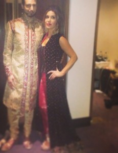 Presenters and Hosts of Miss Asiana 2014 Armand Beasley (Left) Antonia Mariconda (Right)