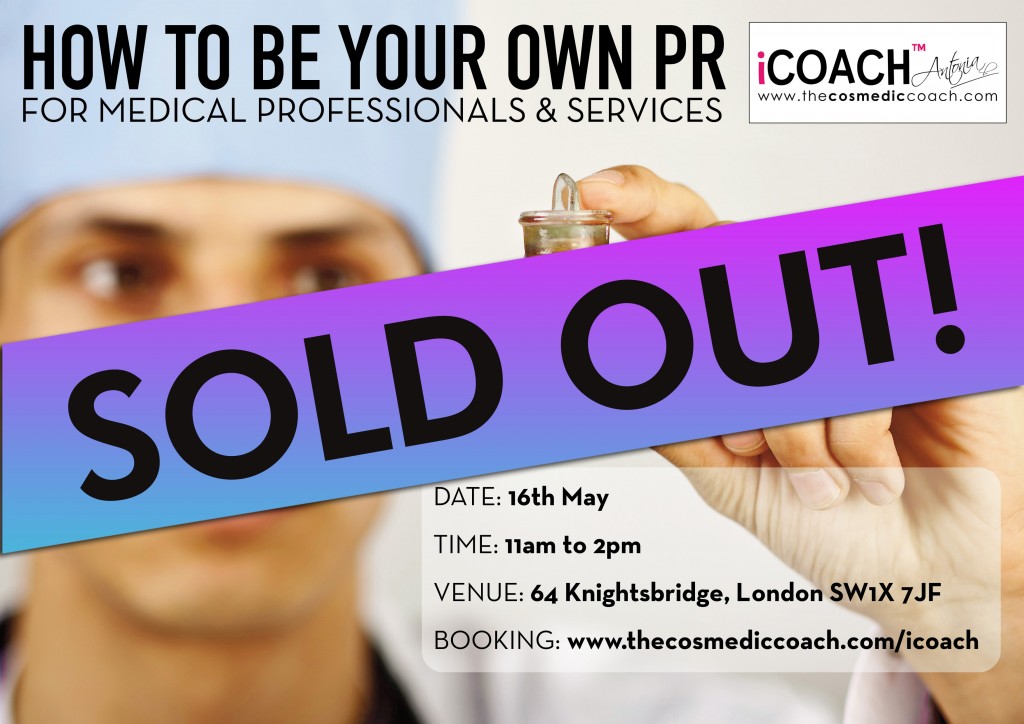 SOLD OUT_HOW TO BE YOUR OWN PR MEDICAL FLYER