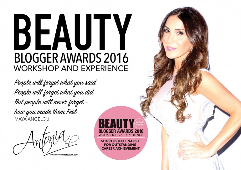 Beauty Blogger Awards vote poster