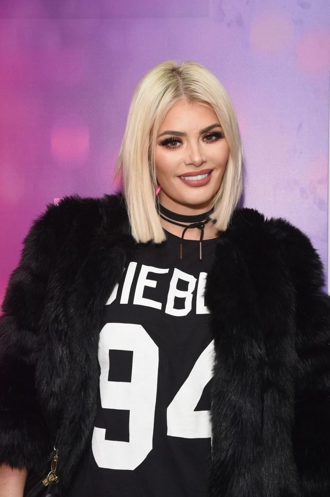 LONDON, ENGLAND - NOVEMBER 03: Chloe Sims attends the Urban Decay store opening on Carnaby Street on November 3, 2016 in London, England. (Photo by Dave Benett)